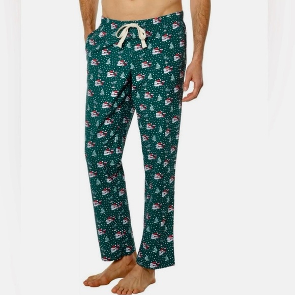 Vineyard Vines Other - Vineyard Vines Skis and Trees Green Printed Stretch Lounge Pants Size L Unisex